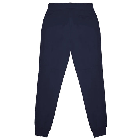 Plein Sport Large Signature Logo Navy Blue Sweatpants S